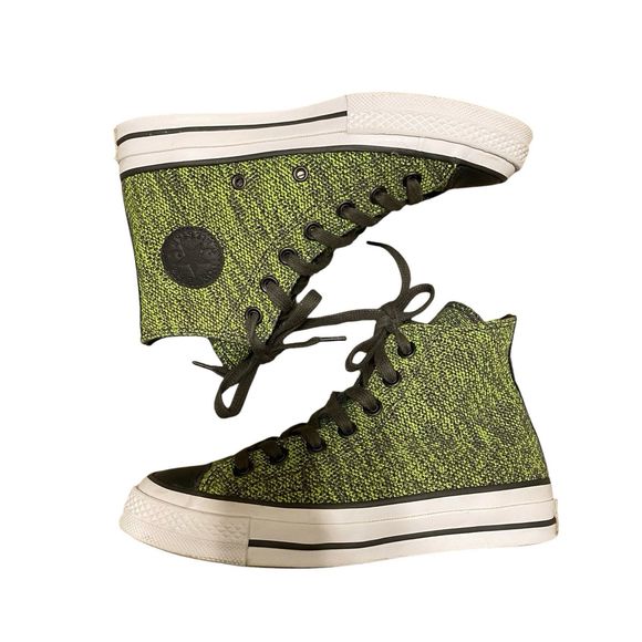 Converse Chuck Taylor Women 6 EU 36.5 Green Knit High Top Comfort Lace Up - Picture 2 of 7